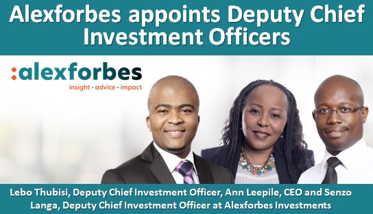 Alexforbes appoints Deputy Chief Investment Officers
