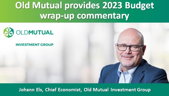 Old Mutual provides 2023 Budget wrap-up commentary