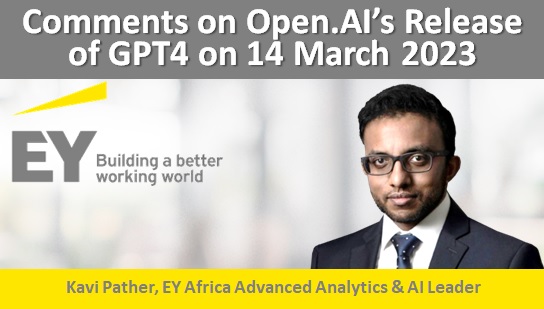 Comments on Open.AI’s Release of GPT4 on 14 March 2023