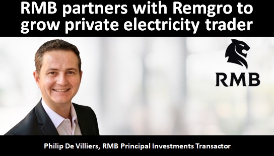 RMB partners with Remgro to grow private electricity trader