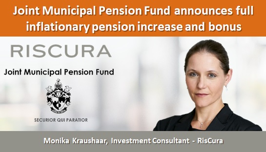 Joint Municipal Pension Fund announces full inflationary pension increase and bonus