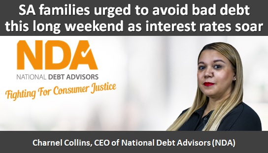 SA families urged to avoid bad debt this long weekend as interest rates soar