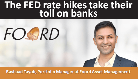 The FED rate hikes take their toll on banks