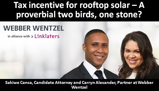 Tax incentive for rooftop solar – A proverbial two birds, one stone?