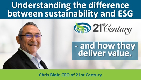 Understanding the difference between sustainability and ESG – and how they deliver value.
