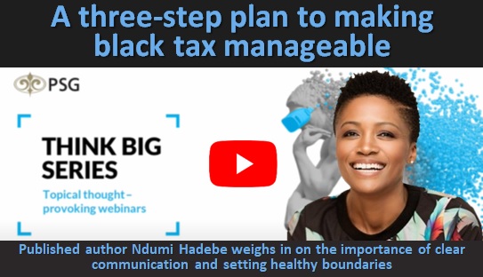 A three-step plan to making black tax manageable