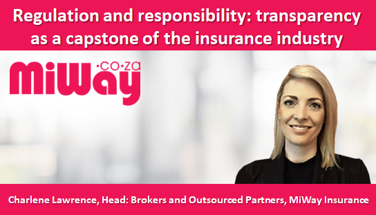 Regulation and responsibility: transparency as a capstone of the insurance industry