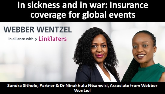 In sickness and in war: Insurance coverage for global events