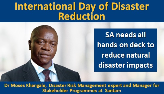 International Day of Disaster Reduction – SA needs all hands on deck to reduce natural disaster impacts