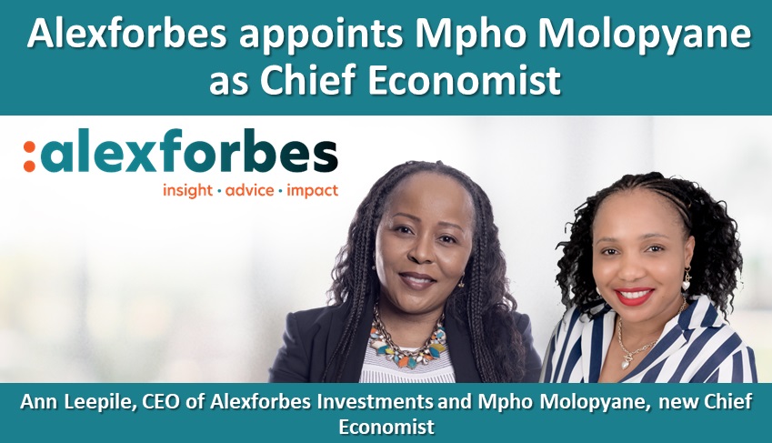 Alexforbes appoints Mpho Molopyane as Chief Economist