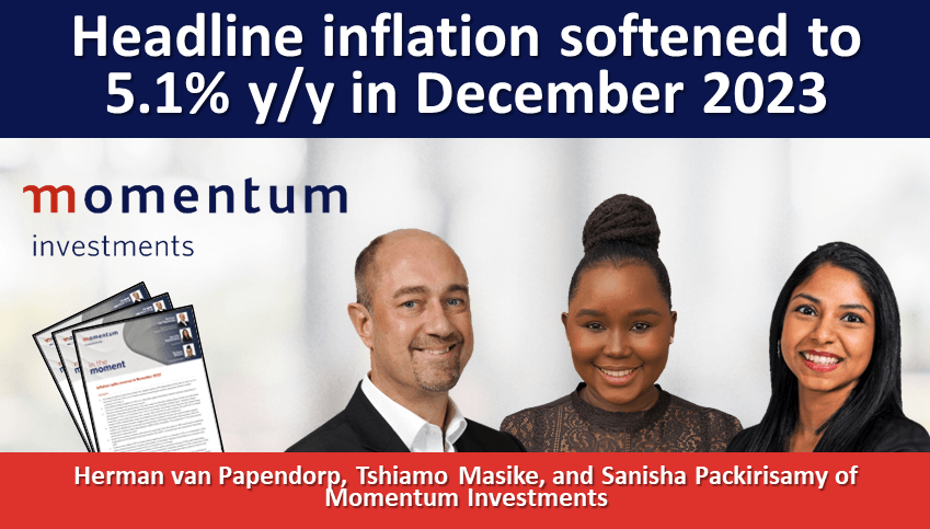Headline inflation softened to 5.1% y/y in December 2023