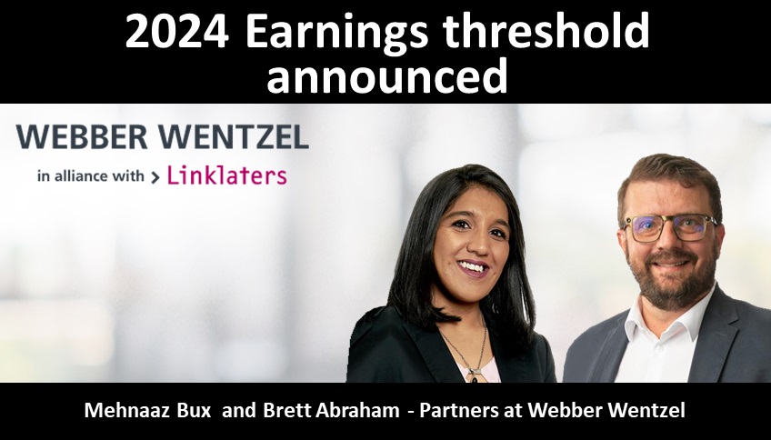 2024 Earnings threshold announced