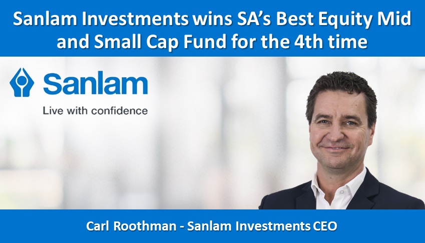 Sanlam Investments wins SA’s Best Equity Mid and Small Cap Fund for the 4th time