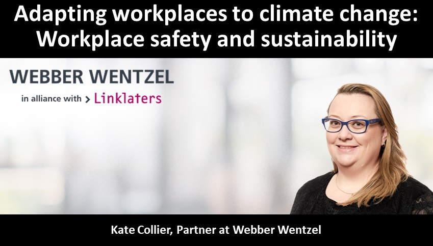 Adapting workplaces to climate change: Workplace safety and sustainability