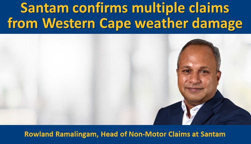 Santam confirms multiple claims from Western Cape weather damage