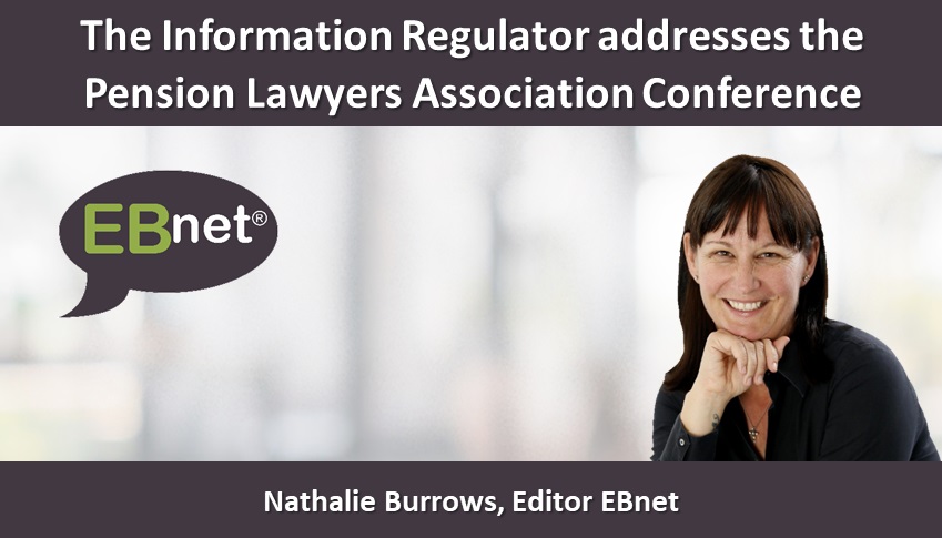 The Information Regulator addresses the Pension Lawyers Association Conference