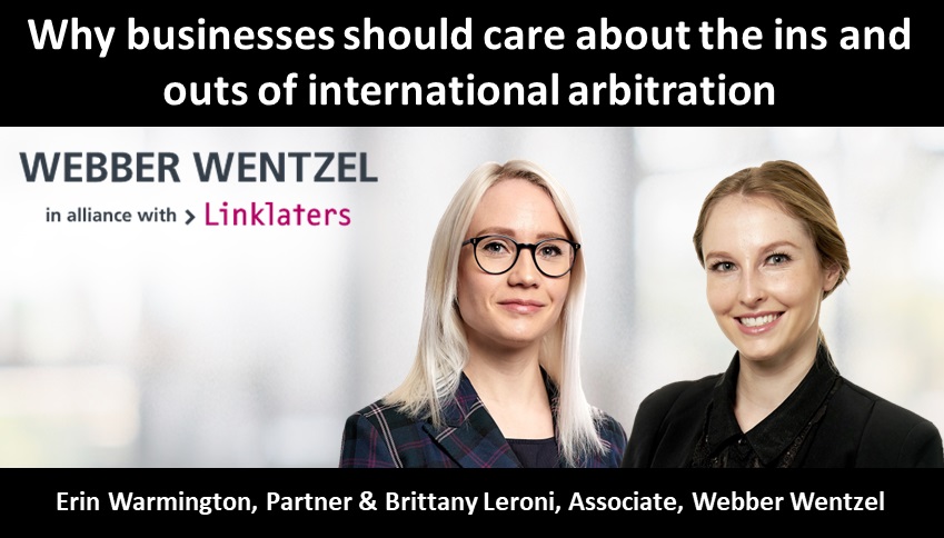 Why businesses should care about the ins and outs of international arbitration