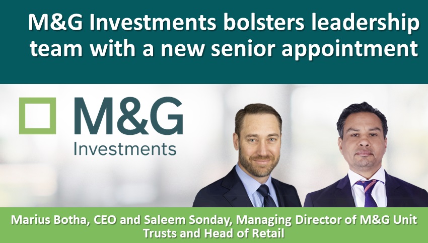 M&G Investments bolsters leadership team with a new senior appointment