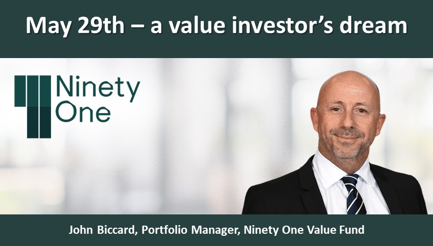May 29th – a value investor’s dream