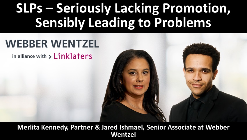 SLPs – Seriously Lacking Promotion, Sensibly Leading to Problems